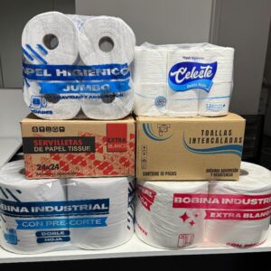 PAPELES HIGIENICOS / BOBINAS / T. INTERCALADAS / T. ROLLO // LISTA PALLET